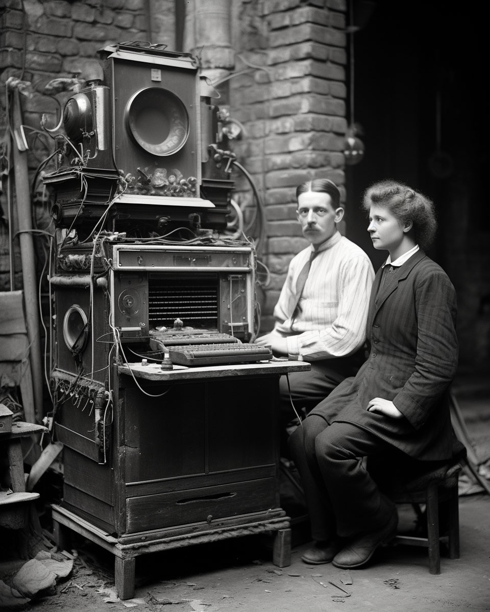 A translating device, sound converter and text decoder, Berlin, 1888 | Dispositivo traductor, conversor sonoro y decodificador de textos, Berlin, 1888