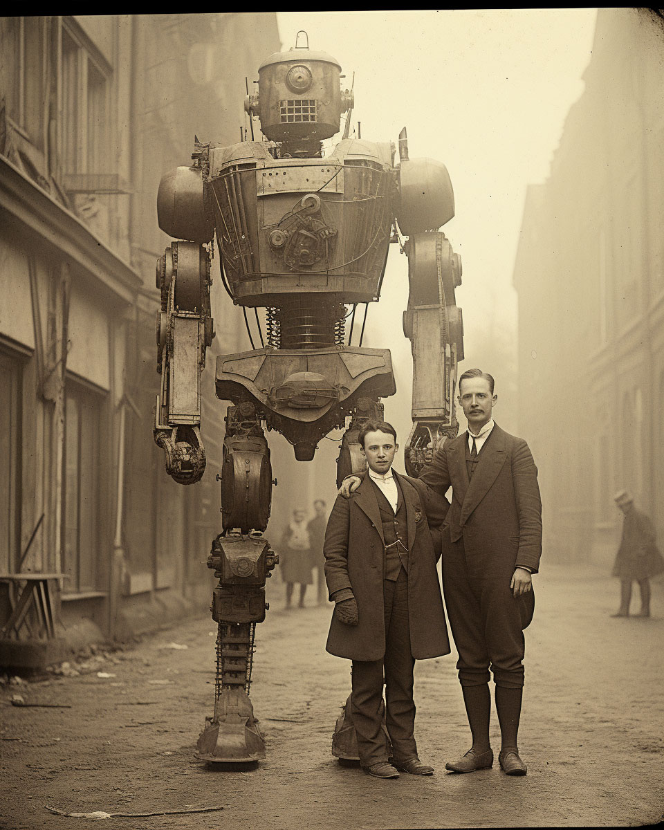 Anthropomorphic robot, Moscow, 1888 | Robot antropomorfo, Moscú, 1888