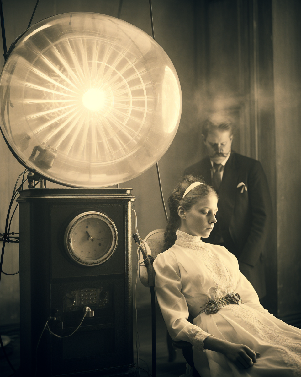 Electric hypnosis machine, Sweden, 1884 | Máquina eléctrica de hipnosis, Suecia,1884