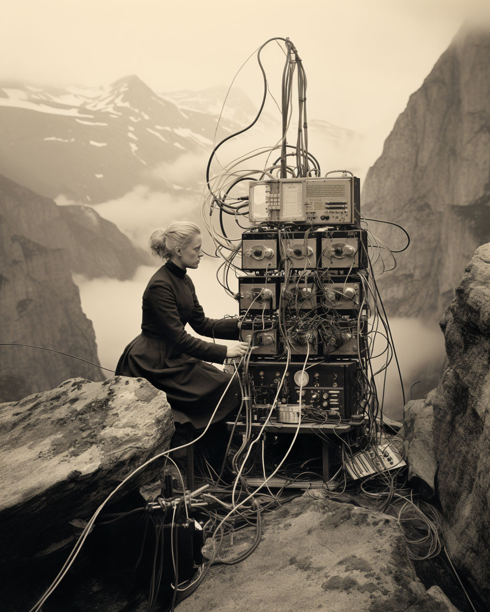 Receiver and decoder of cosmic messages on peaks in Sweden and Finland, 1885 | Receptor y decodificador de mensajes cósmicos en picos de Suecia y Finlandia, 1885