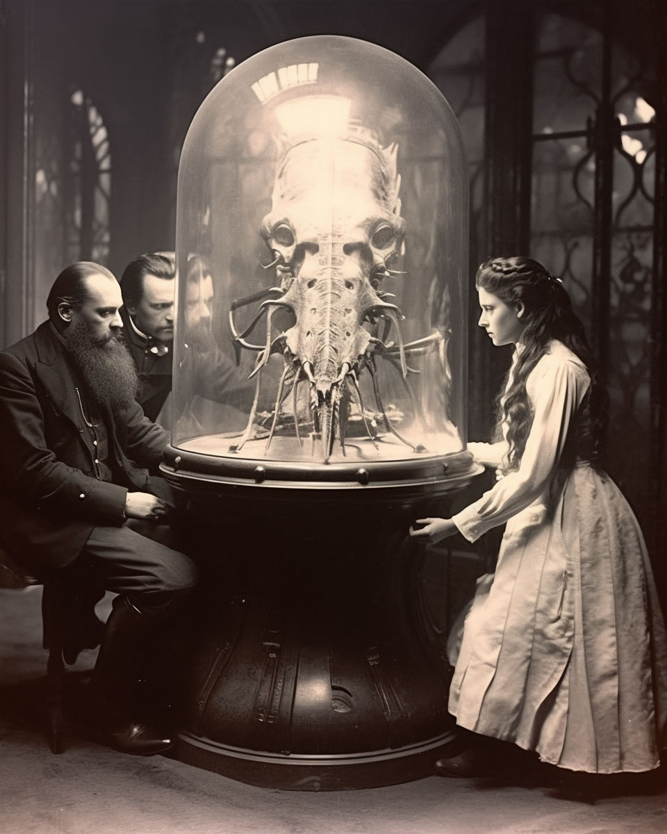 Survival capsules of artificially modified living beings, Copenhagen, 1892 | Cápsulas de supervivencia de seres vivos modificados artificialmente, Copenhague, 1892